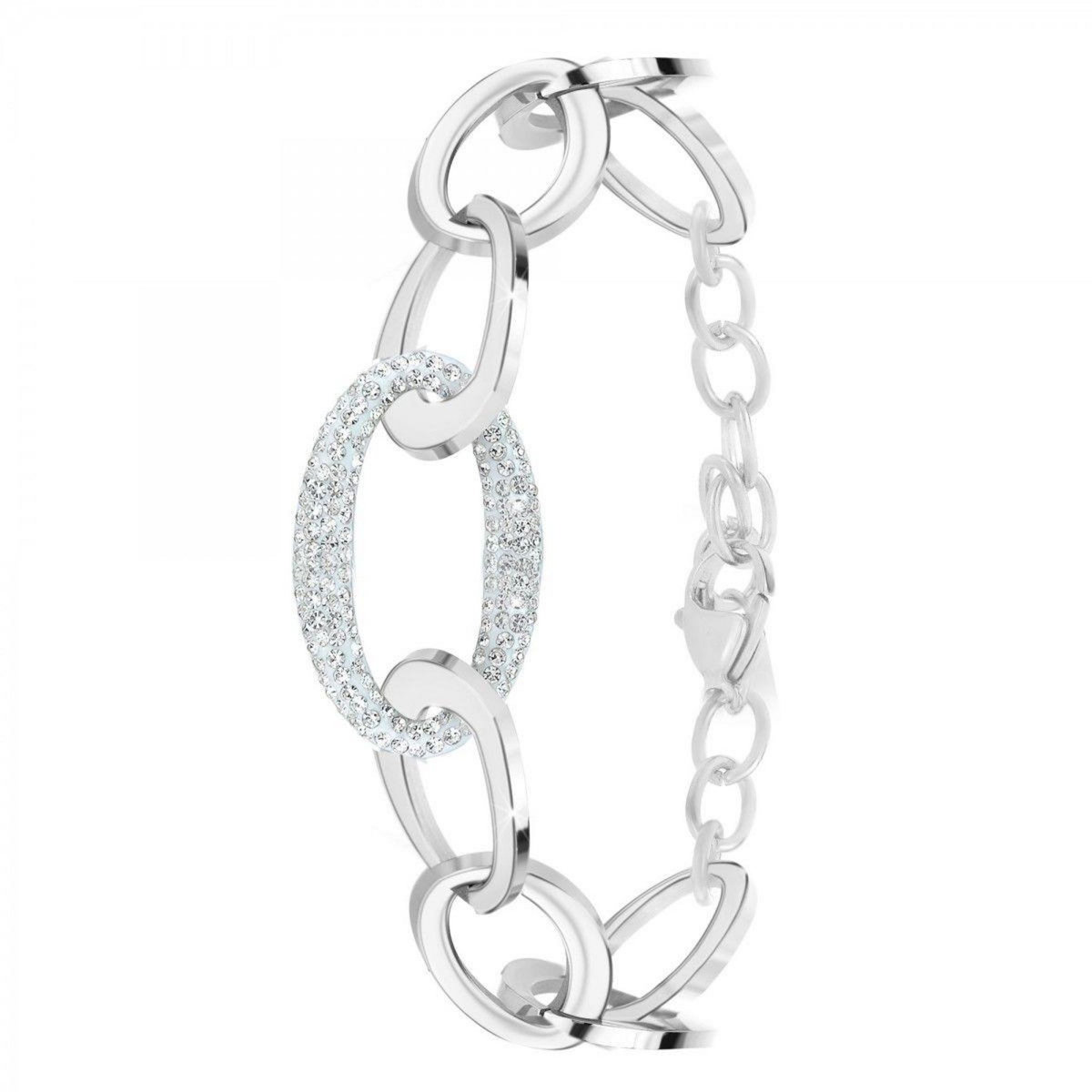 SC CRYSTAL Bracelet SC Crystal orné de Cristaux scintillants