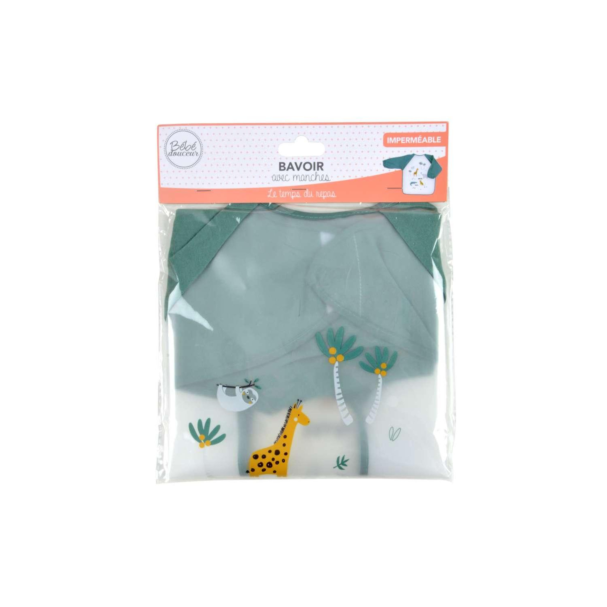 Voir la diapositive 2 : BEBE DOUCEUR Bavoir manches longues