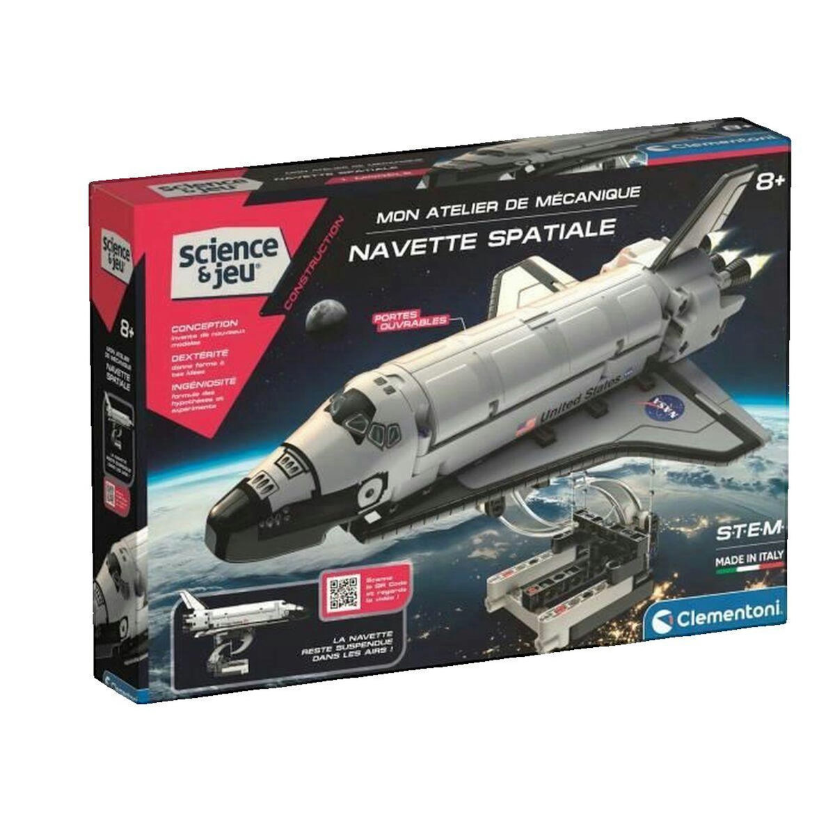 CLEMENTONI Jeu de construction Clementoni Navette Spatiale Tension
