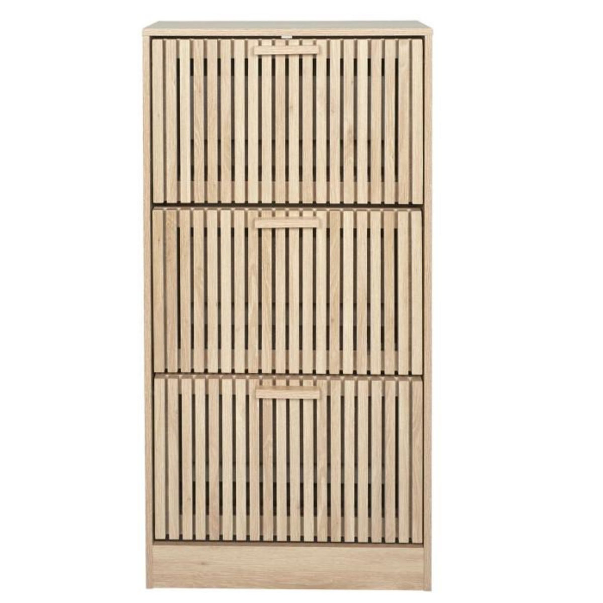 Paris Prix Meuble à Chaussures 3 Portes  Klaus  113cm Marron