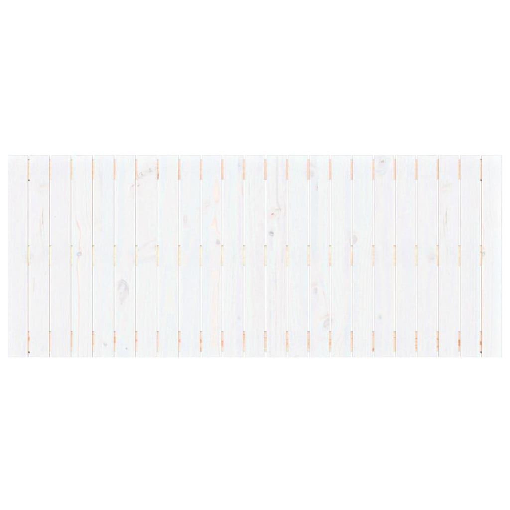 Voir la diapositive 4 : VIDAXL Tete de lit murale Blanc 147x3x60 cm Bois massif de pin
