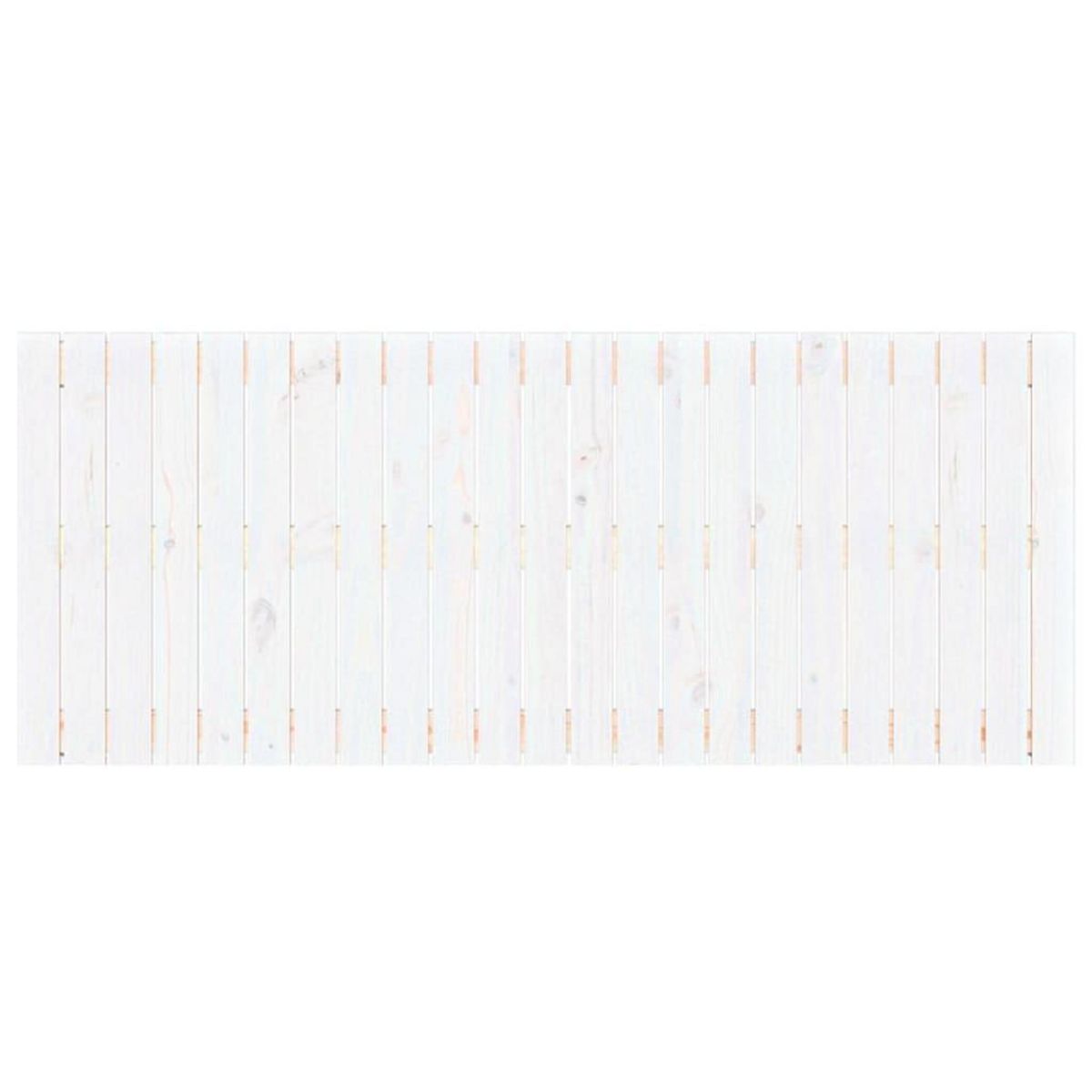VIDAXL Tete de lit murale Blanc 147x3x60 cm Bois massif de pin