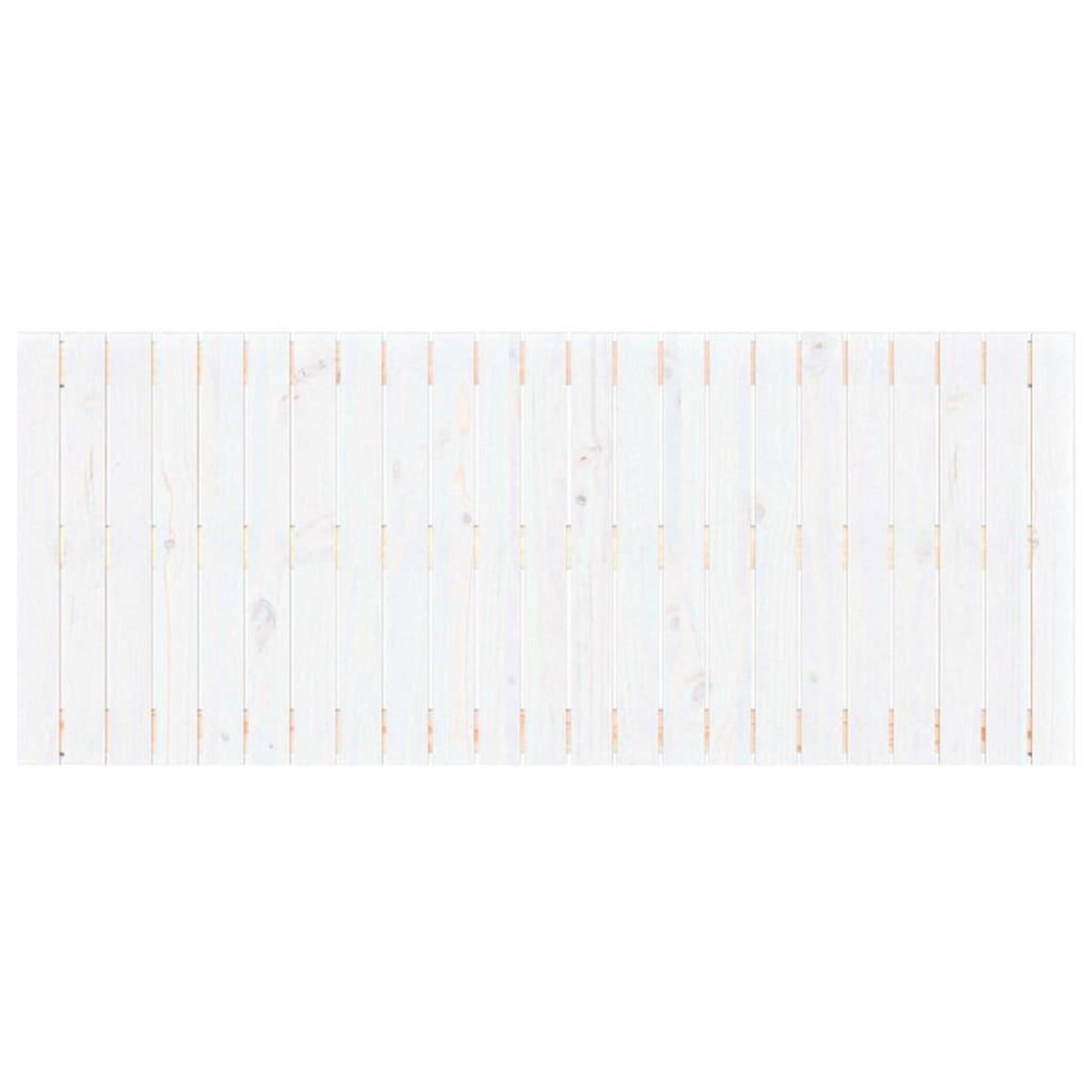 VIDAXL Tete de lit murale Blanc 147x3x60 cm Bois massif de pin