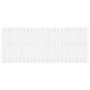 Voir la diapositive 4 : VIDAXL Tete de lit murale Blanc 147x3x60 cm Bois massif de pin