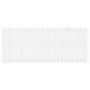 Voir la diapositive 4 : VIDAXL Tete de lit murale Blanc 147x3x60 cm Bois massif de pin