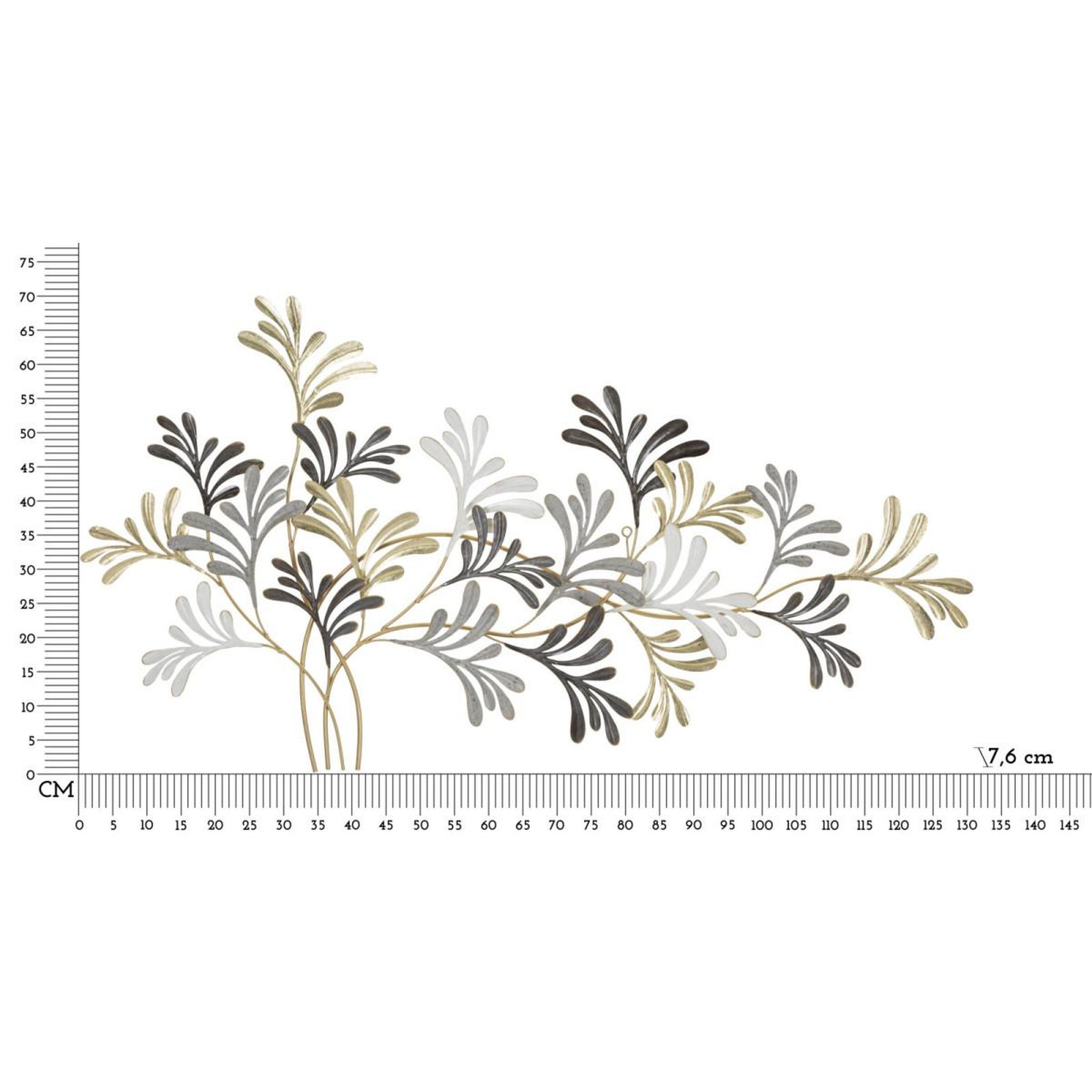 Voir la diapositive 6 : Paris Prix Décoration murale en métal  lixy  130cm multicolore