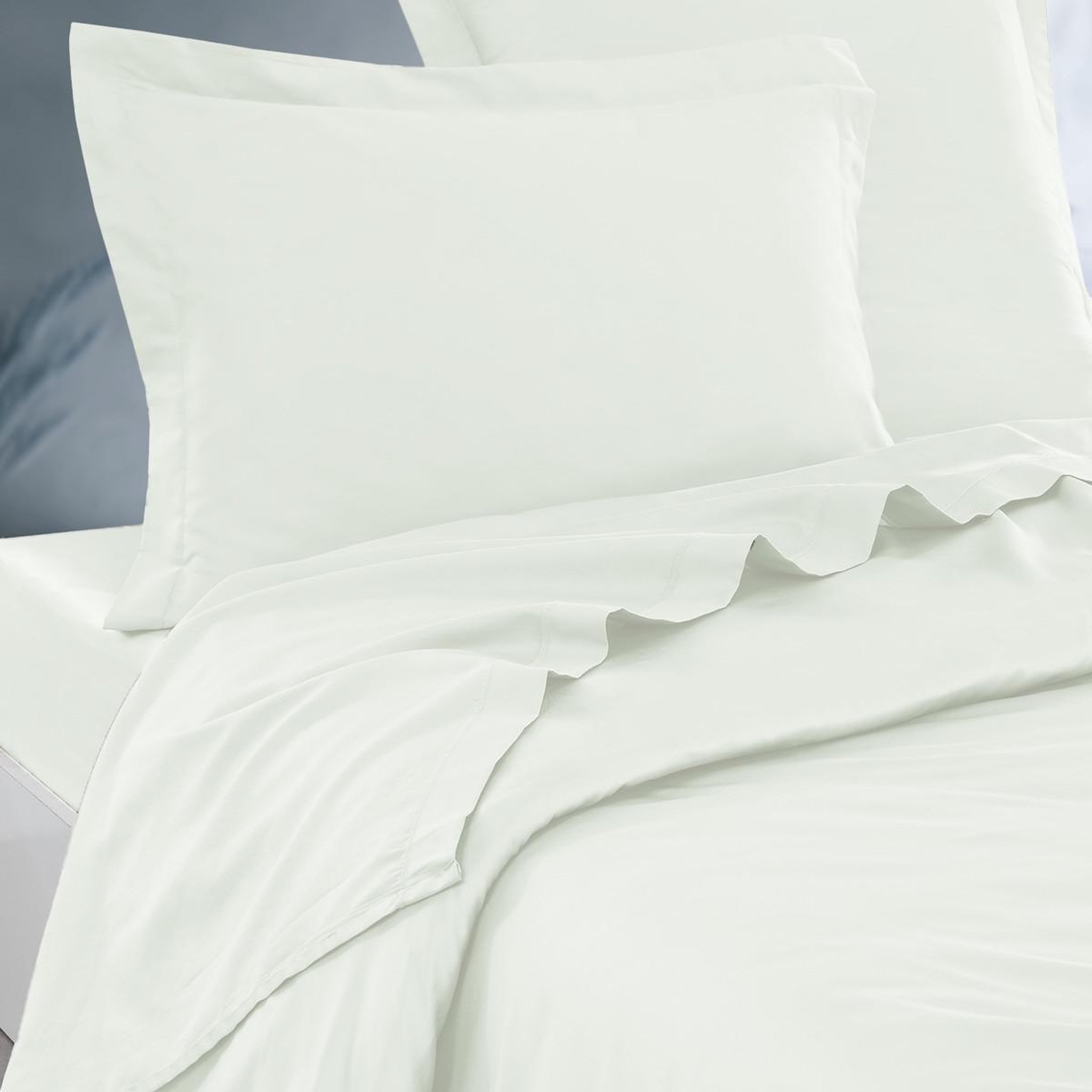 Voir la diapositive 2 : Sensei Maison Drap plat en percale de coton SOFT PERCALE