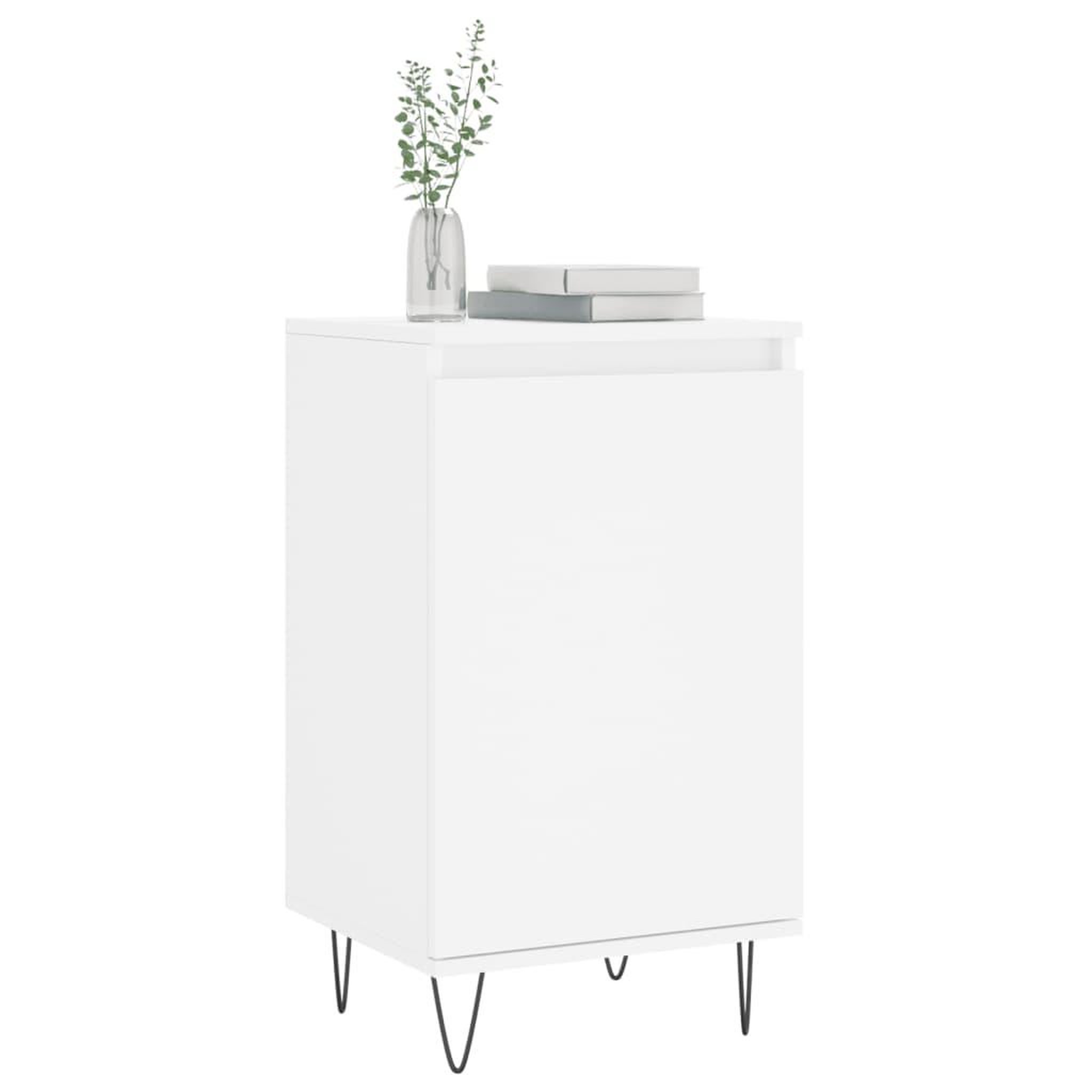 Voir la diapositive 3 : VIDAXL Buffets 2 pcs blanc 40x35x70 cm bois d'ingenierie