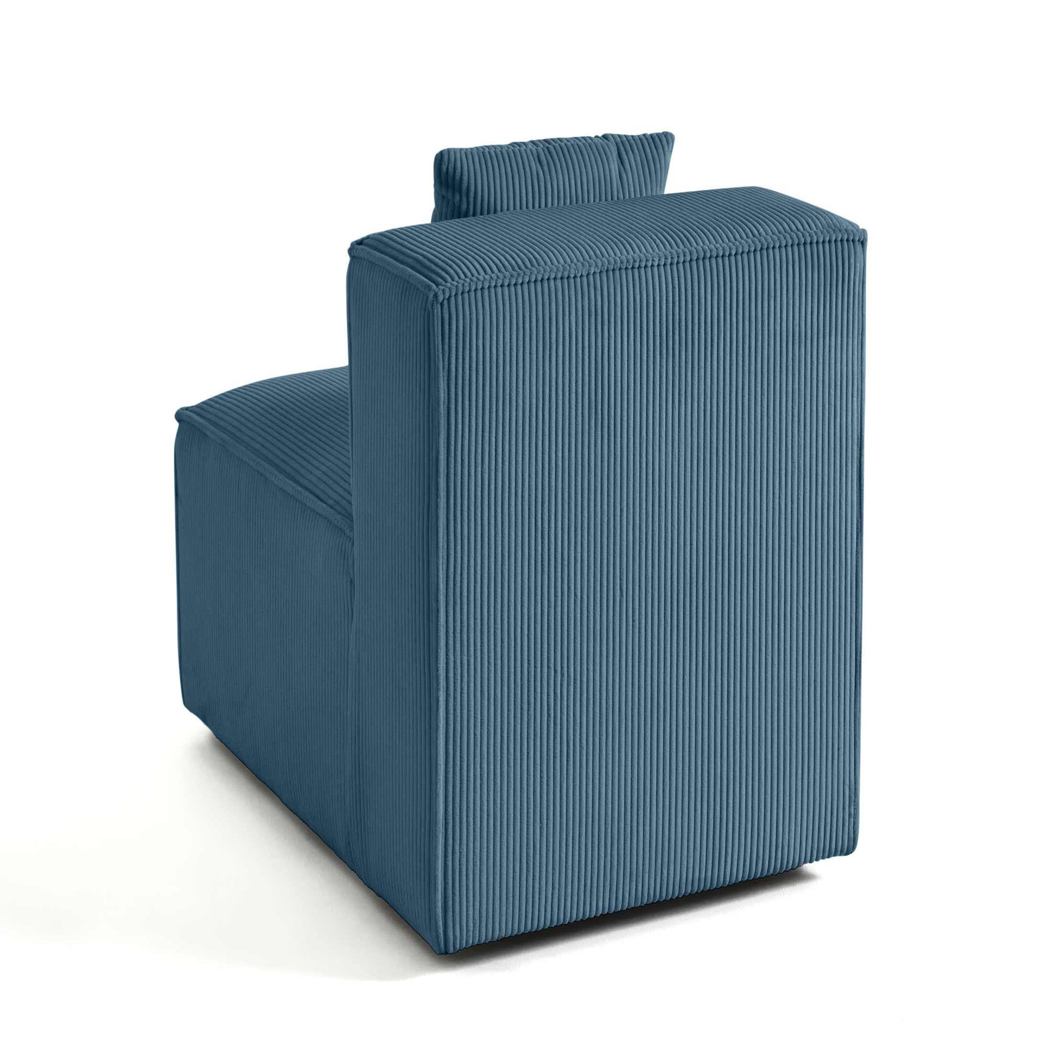 Voir la diapositive 4 : BEST MOBILIER Arty - module d'assise - en velours côtelé