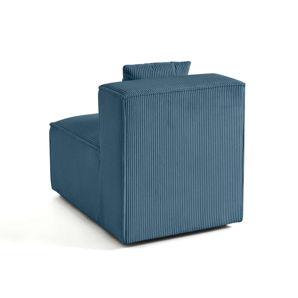 LISA DESIGN Arty - module d'assise sans accoudoirs - en velours côtelé