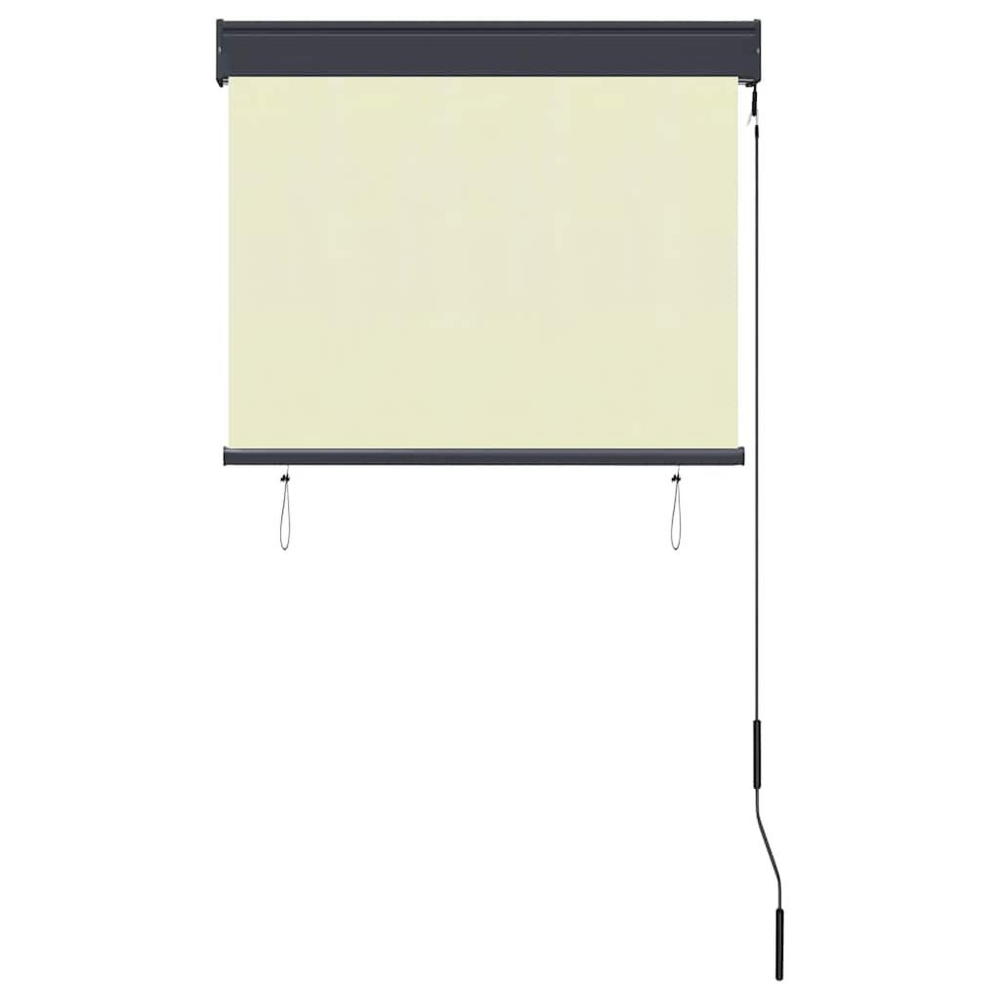 Voir la diapositive 4 : VIDAXL Store roulant d'exterieur 80 x 250 cm Creme