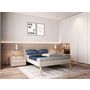 Voir la diapositive 1 : Cadre de lit scandinave en tissu 140x190 OREBRO