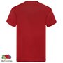 FRUIT OF THE LOOM Fruit of the Loom T-shirts originaux 5 pcs Rouge S Coton