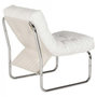 Voir la diapositive 4 : Paris Prix Fauteuil Design  Clip  76cm Blanc