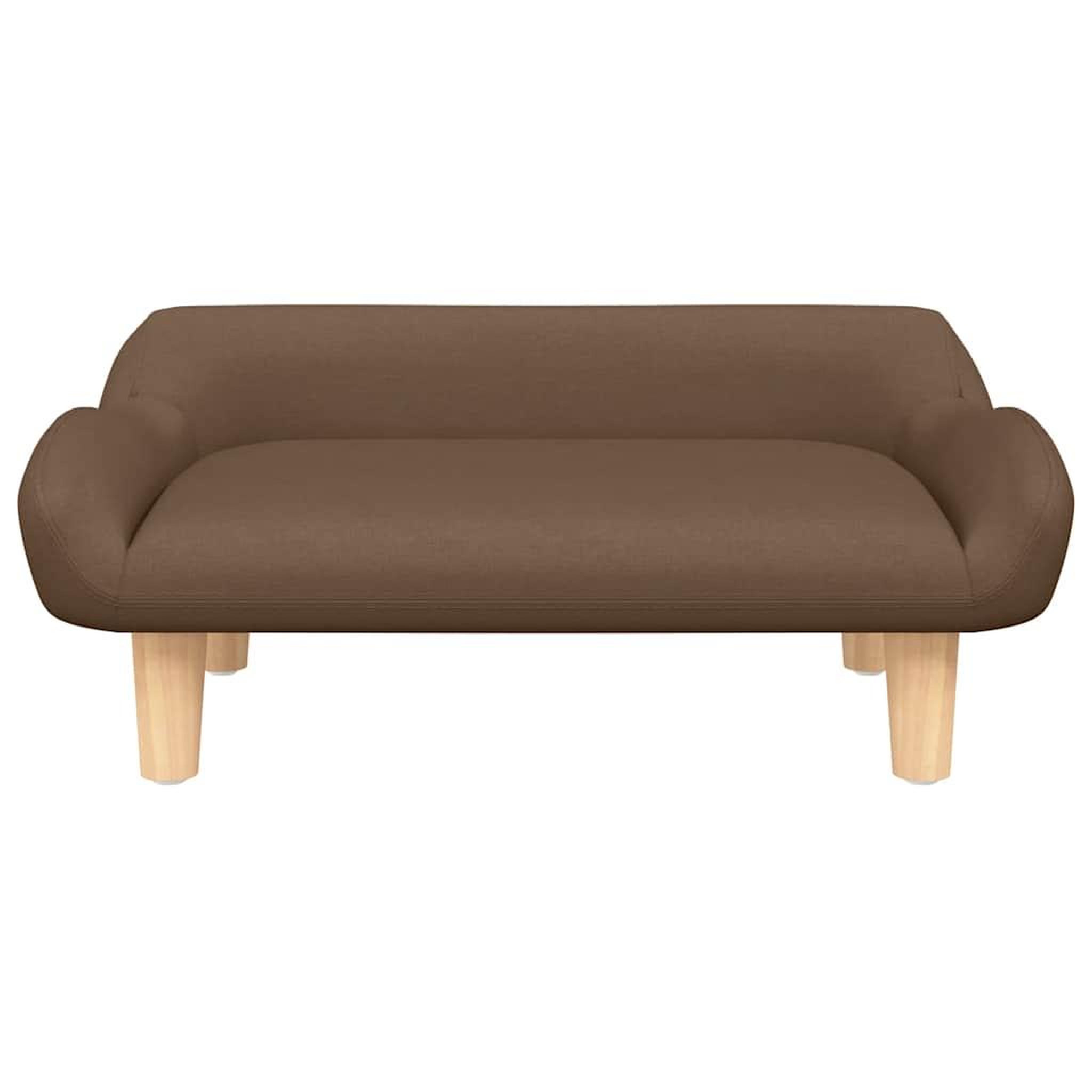 Voir la diapositive 3 : VIDAXL Lit pour chien marron 70x40x24 cm tissu