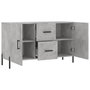 Voir la diapositive 5 : VIDAXL Buffet gris beton 100x36x60 cm bois d'ingenierie