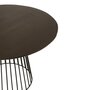 Voir la diapositive 2 : Paris Prix Table à Manger Ronde en Métal  Darren  120cm Noir