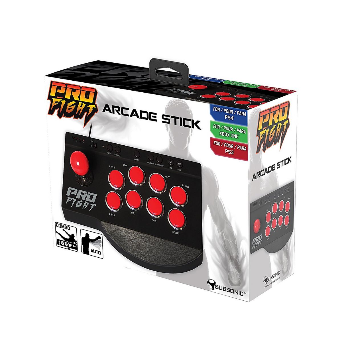 Pro Fight Arcade Stick - PS4 / Xbox One / PS3