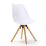 Voir la diapositive 4 : VS VENTA-STOCK Set de 2 chaises Salle à Manger Jeff Style Nordique Blanc, 54 cm x 49 cm x 84 cm