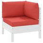 Voir la diapositive 3 : VIDAXL Coussins de palette lot de 3 rouge tissu oxford