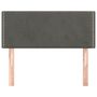 Voir la diapositive 3 : VIDAXL Tete de lit Gris fonce 100x5x78/88 cm Velours