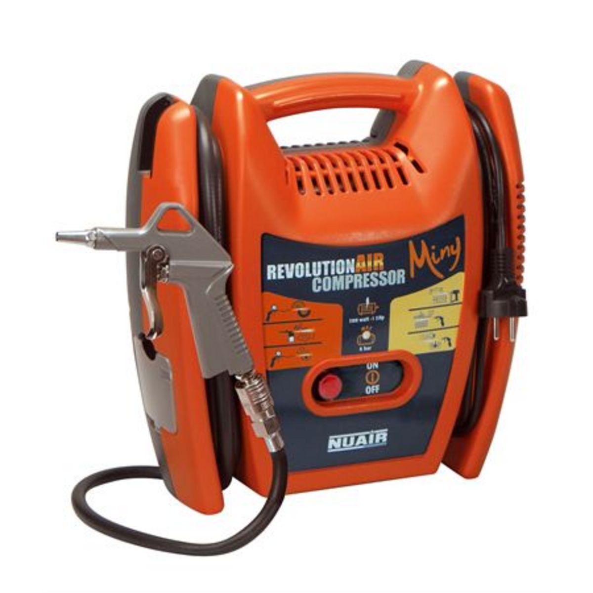 MECAFER Compresseur portatif Miny Revo Sans cuve - 1.5CV - 8bars