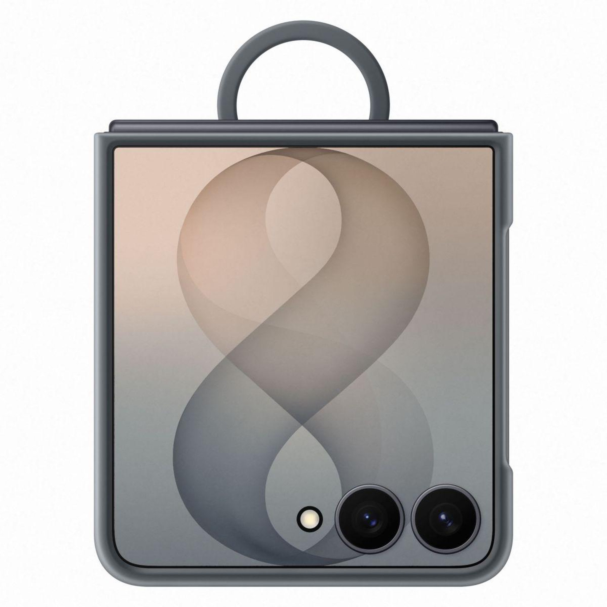Voir la diapositive 3 : Samsung Coque flip 8 silicone anneau magnétique noir