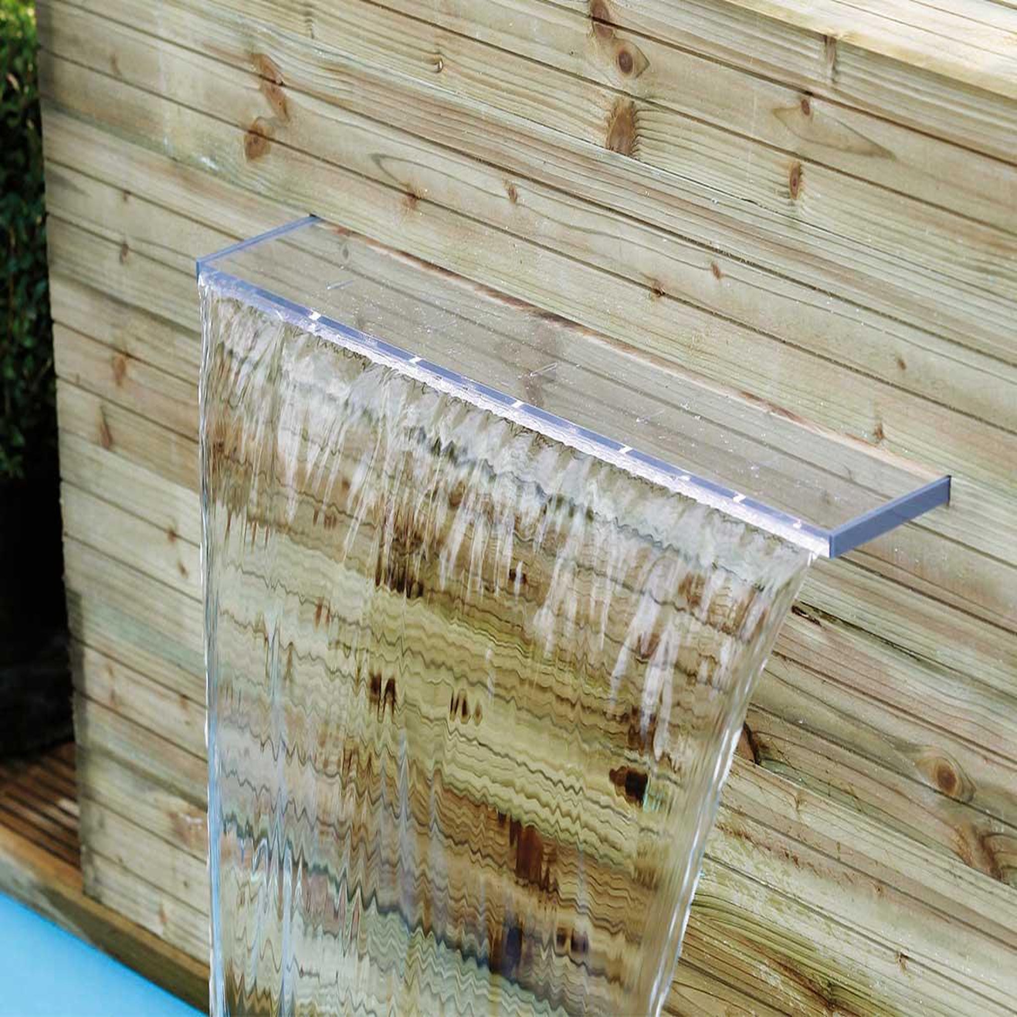 Voir la diapositive 2 : Ubbink Cascade de piscine Niagara 35 LED transparente 60 cm - Ubbink
