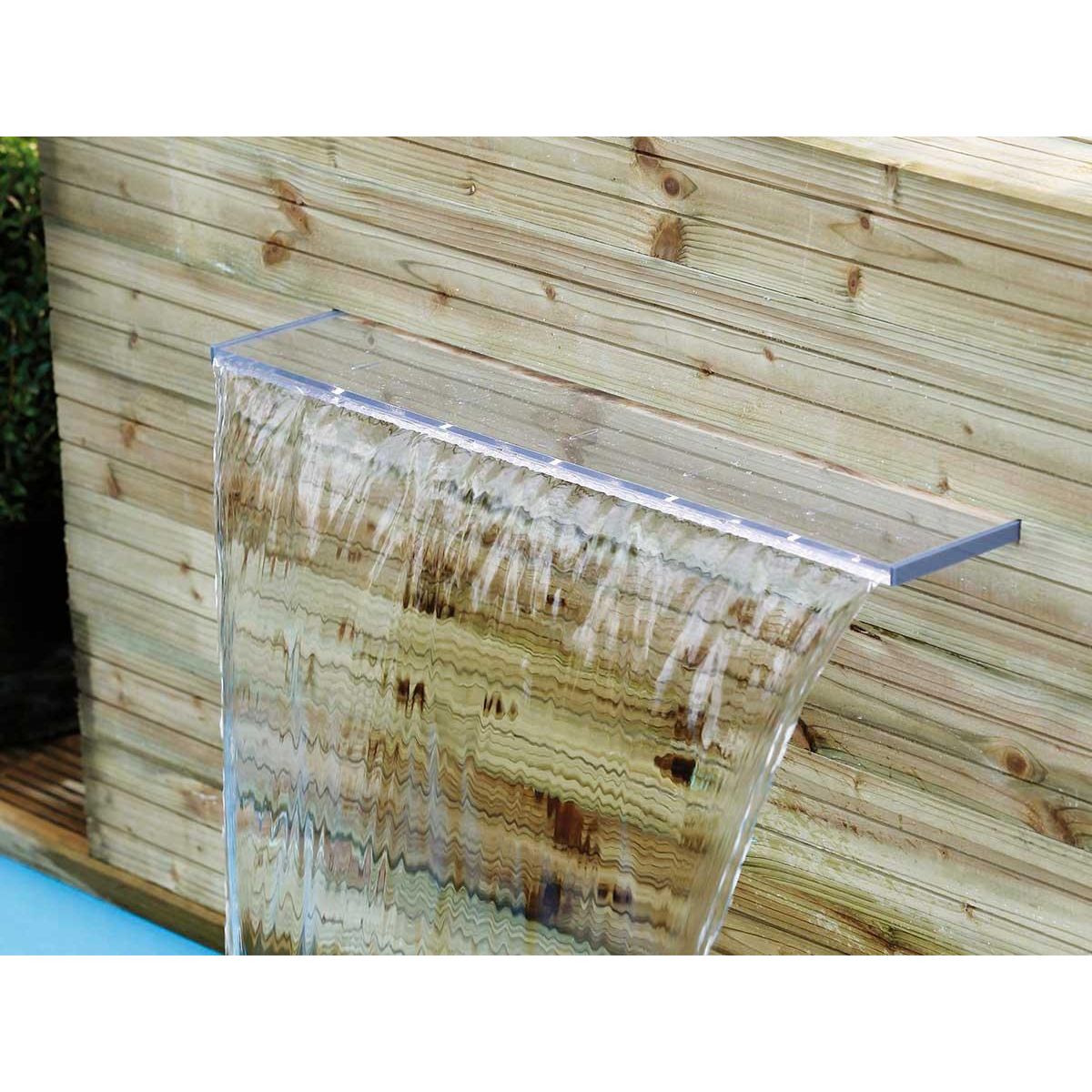 Ubbink Cascade de piscine Niagara 35 LED transparente 60 cm - Ubbink