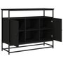 Voir la diapositive 5 : VIDAXL Buffet noir 100x35x80 cm bois d'ingenierie
