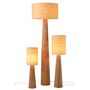 Voir la diapositive 5 : Paris Prix Lampadaire Parapluie en Bois  Ailanthus  157cm Naturel