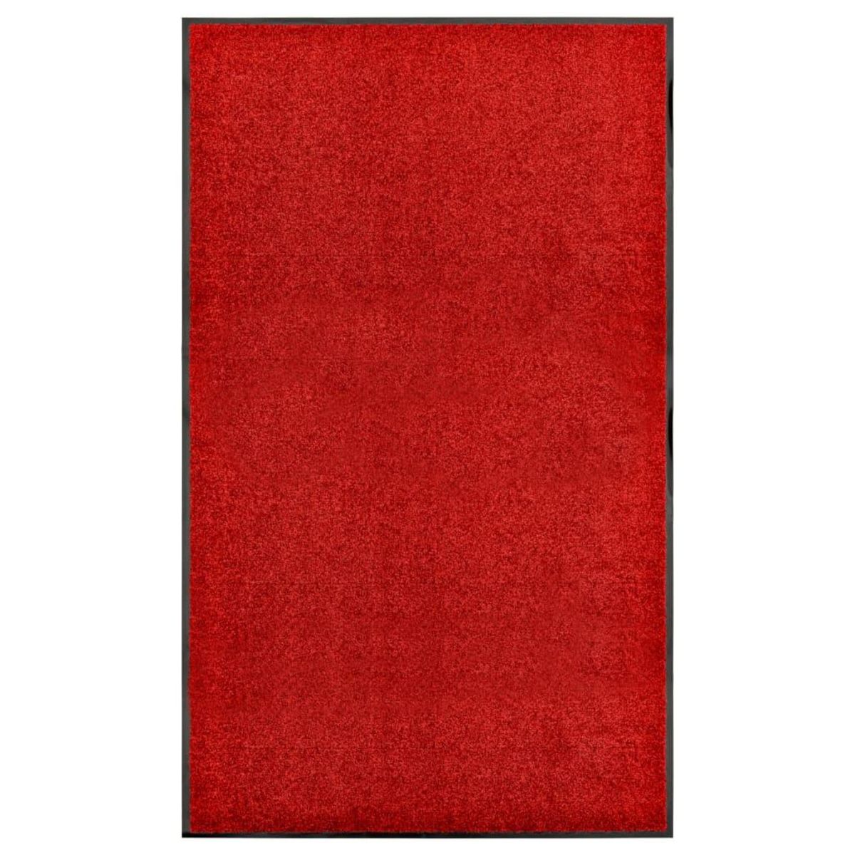 VIDAXL Paillasson lavable Rouge 90x150 cm