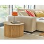 Voir la diapositive 3 : BEST MOBILIER Kofu - table basse ronde - bambou - 60 cm
