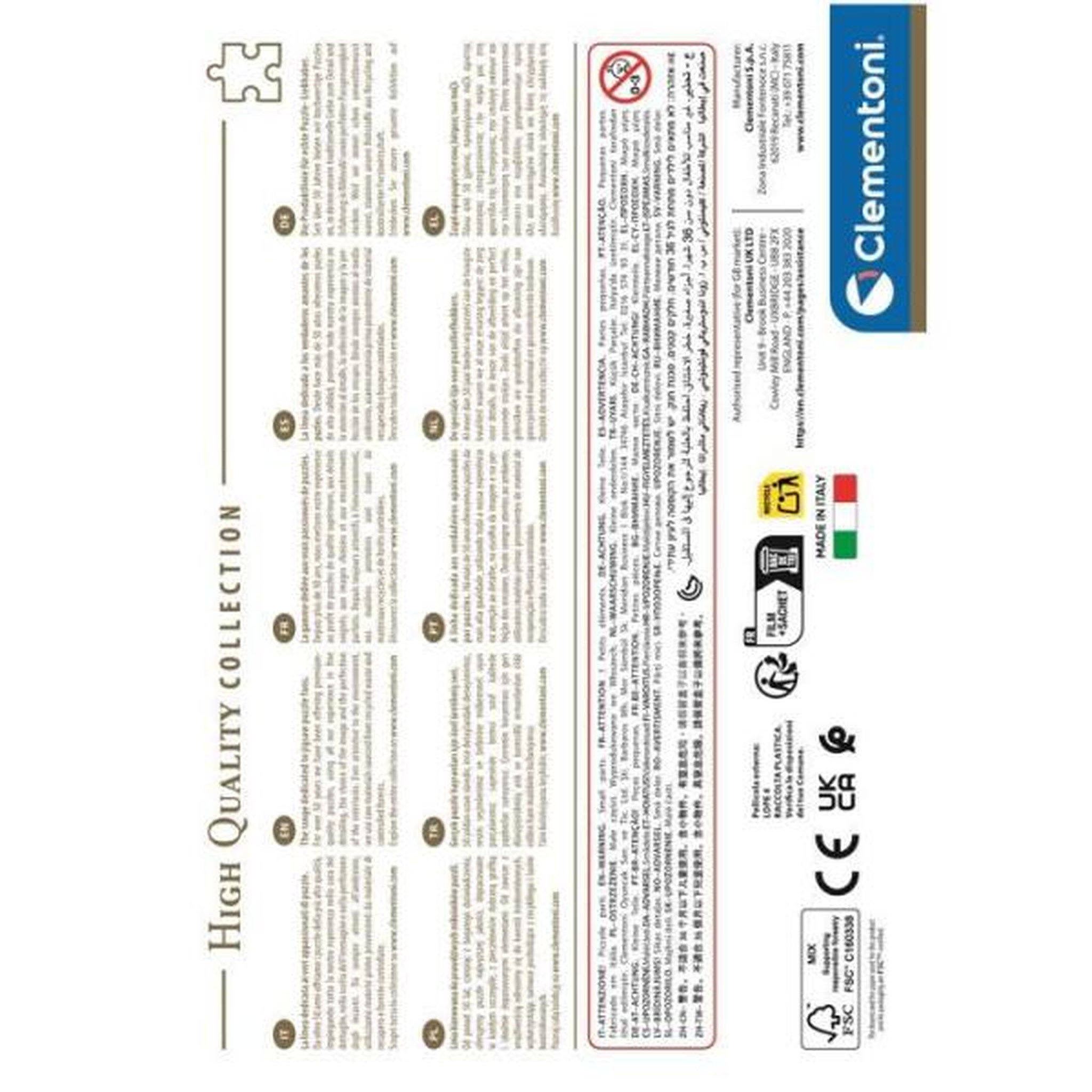 Voir la diapositive 6 : CLEMENTONI Puzzle 500 pieces - Midnight Sleigh Ride