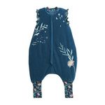 Petit Béguin Turbulette TOG 2 en velours avec pieds retroussables Dina. Coloris disponibles : Bleu