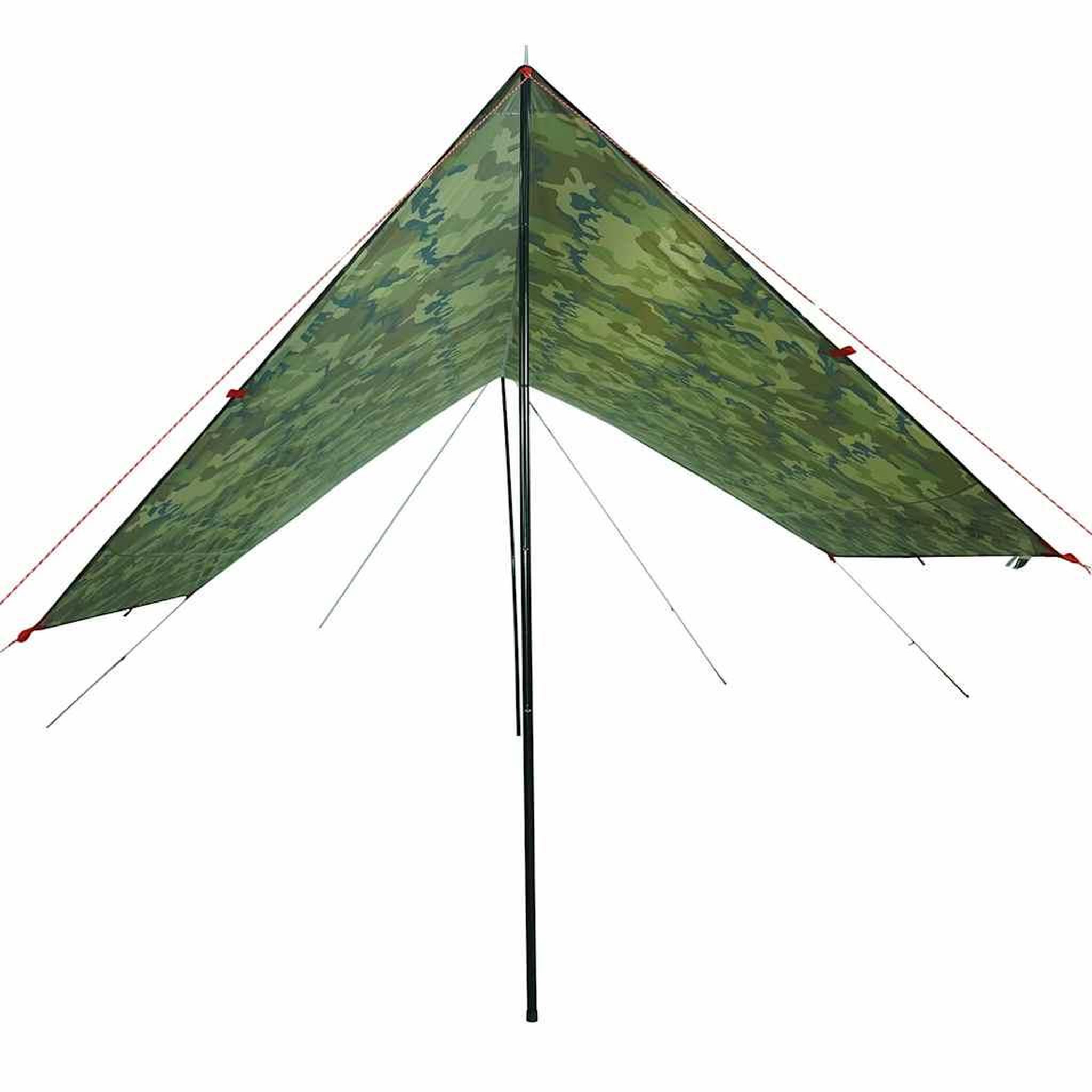 Voir la diapositive 4 : VIDAXL Bache de camping camouflage 462x306x211 cm impermeable
