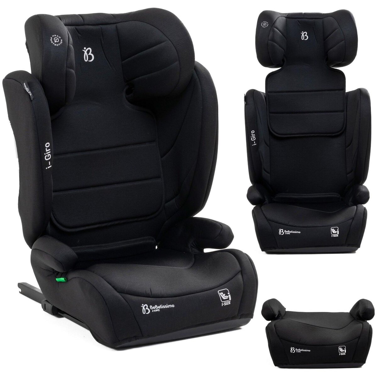 BEBELISSIMO BEBELISSIMO  - Siège auto Isofix - rehausseur I-size  - 100 -150cm - i- Giro - noir