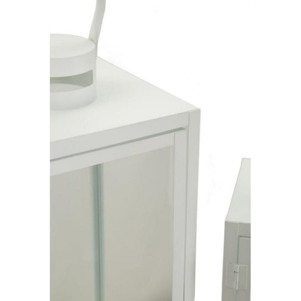 Paris Prix Lot de 3 Lanternes en Verre  Magic  66cm Blanc