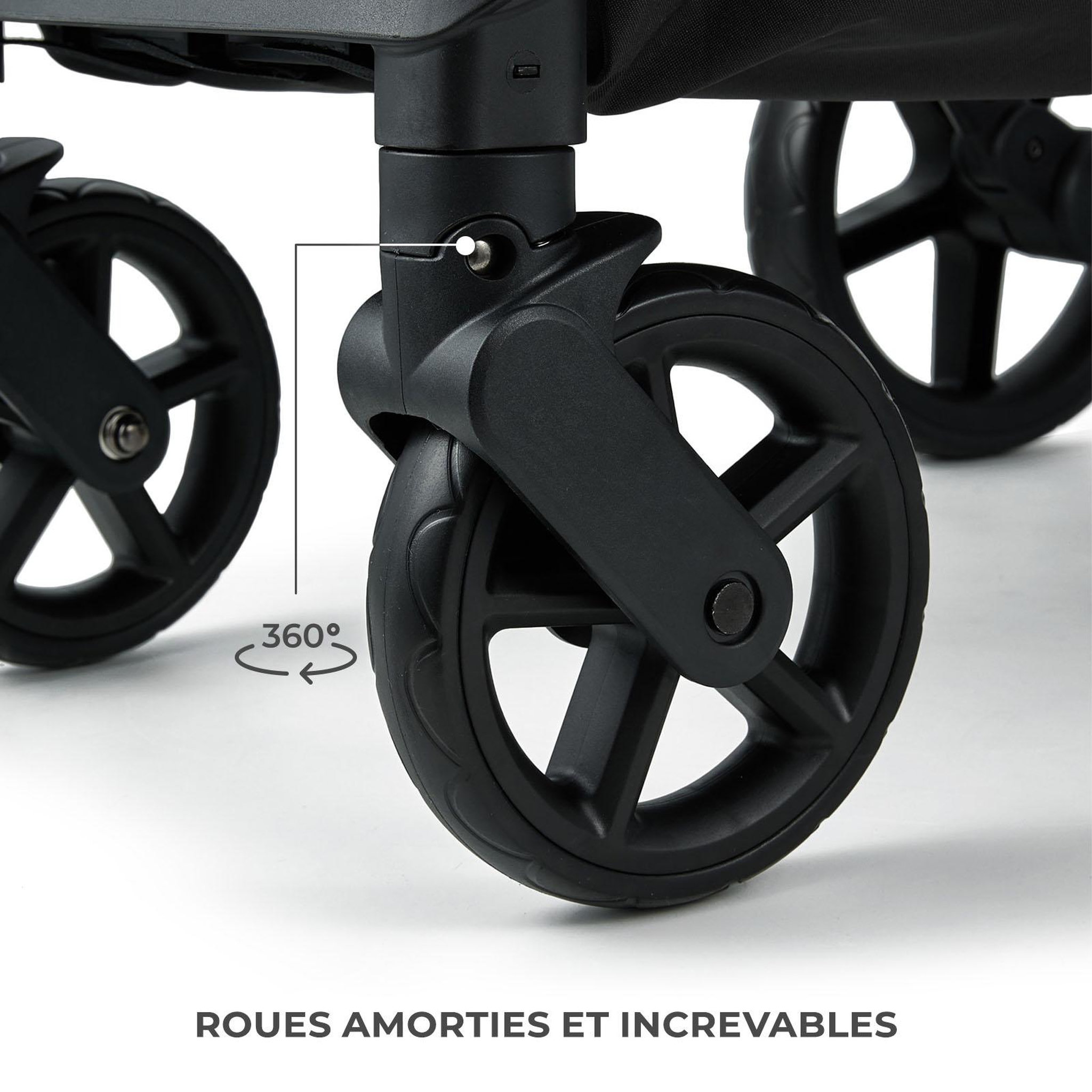Voir la diapositive 3 : KINDERKRAFT Poussette loom pratique et confortable