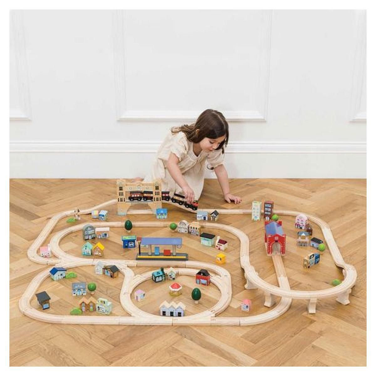 Le Toy Van Coffret de train en bois - Londres