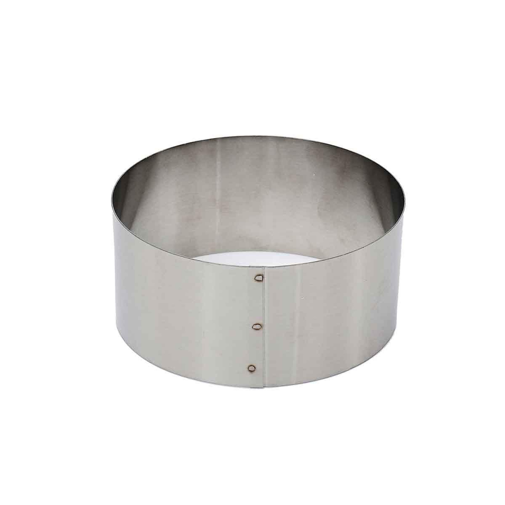 Voir la diapositive 6 : Lily Cook Lot de 3 cadres à pâtisserie  ronds  20cm argent