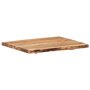 Voir la diapositive 5 : VIDAXL Dessus de table Bois d'acacia massif 80x(50-60)x3,8 cm