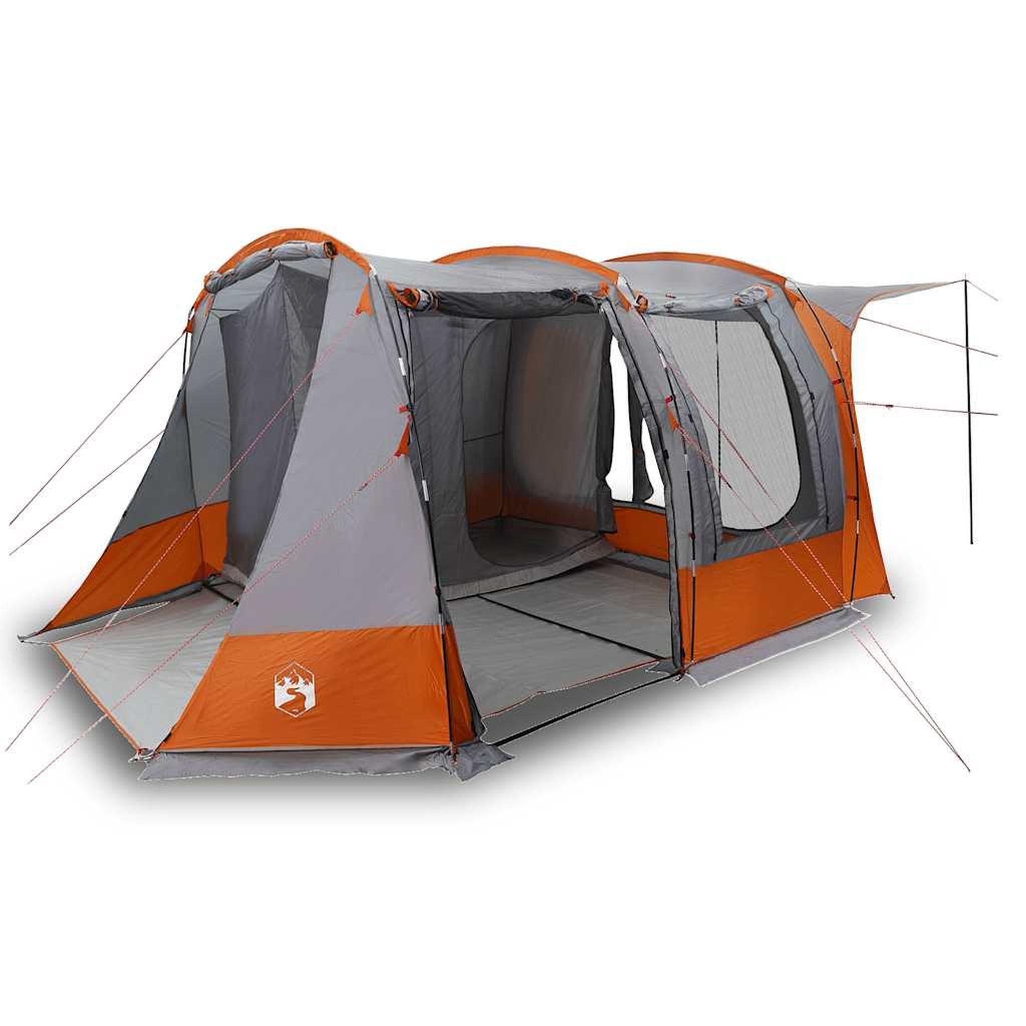 Voir la diapositive 2 : VIDAXL Tente de voiture gris et orange impermeable