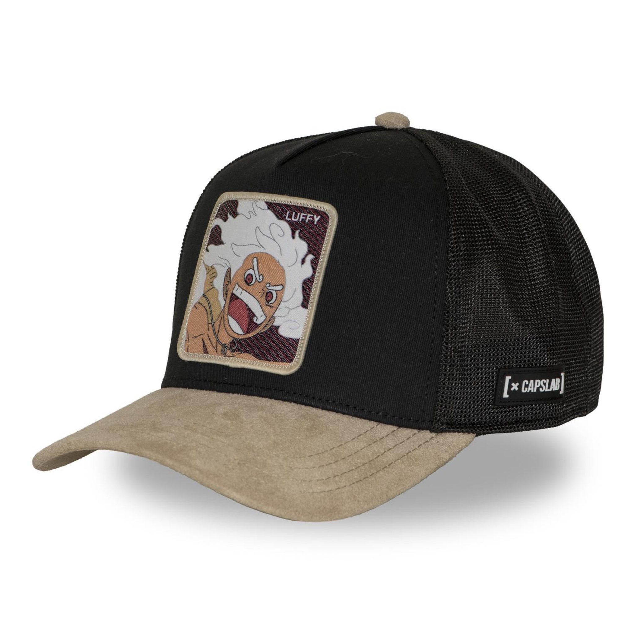 CAPSLAB Casquette trucker premium avec filet one piece gear5. Coloris disponibles : Noir