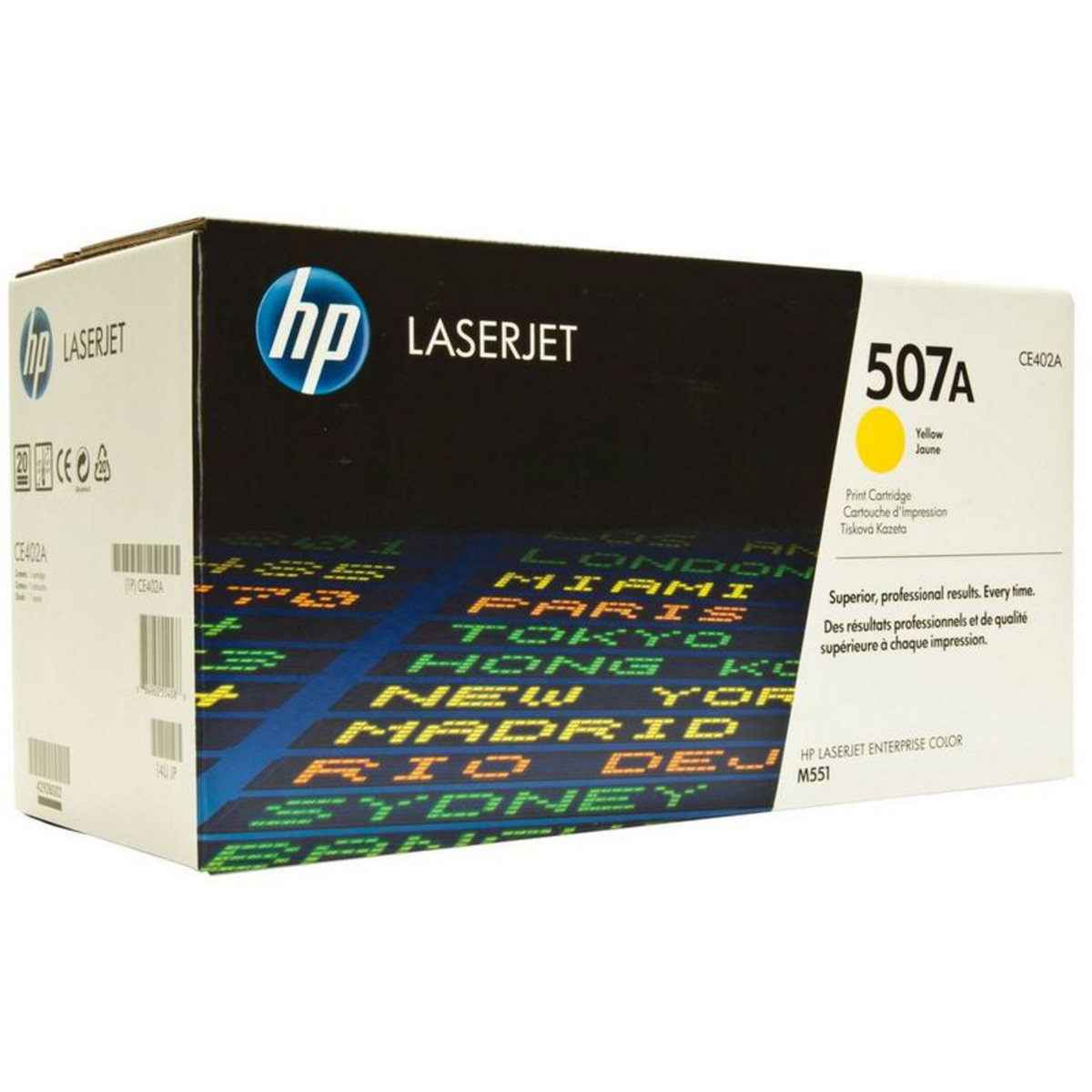 Hewlett Packard Toner TONER CARTRIDGE 507A YELLOW