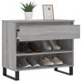 Voir la diapositive 4 : VIDAXL Armoire à chaussures Gris béton 70x36x60 cm Bois d ingénierie