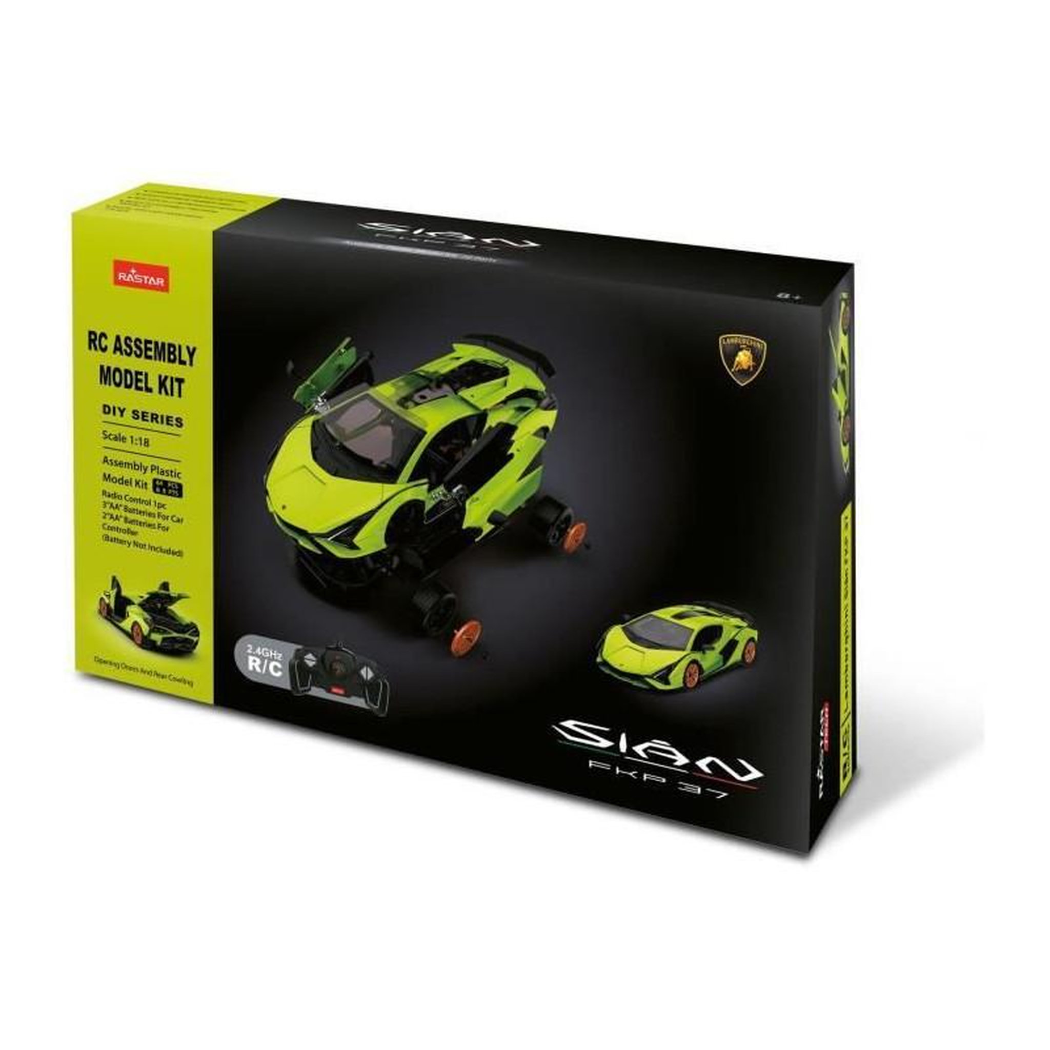 Voir la diapositive 2 : MONDO MOTORS Voiture radiocommandée a assembler - Mondo Motors - Lamborghini Sian - Voiture - échelle1:18eme