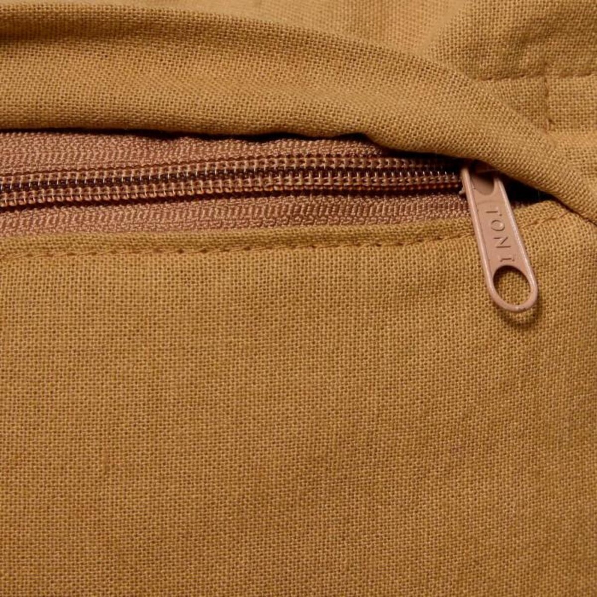 ATMOSPHERA Coussin Déco Brodé  Hary  30x50cm Caramel