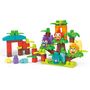 Voir la diapositive 2 : MEGABLOKS Mega Blocks - Jeu de construction interactif "la jungle musicale" 60 pièces