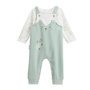 Voir la diapositive 1 : Petit Béguin Ensemble salopette bébé en molleton ultra chaud et t-shirt Kenya